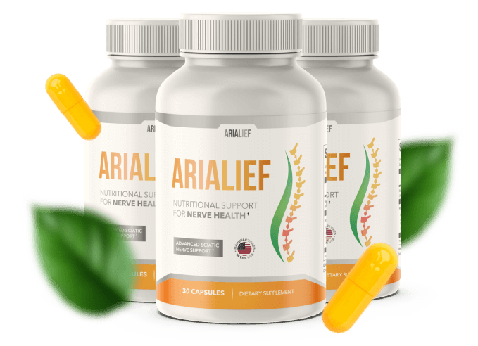 Arialief Natural Sciatic Nerve Support Supplement